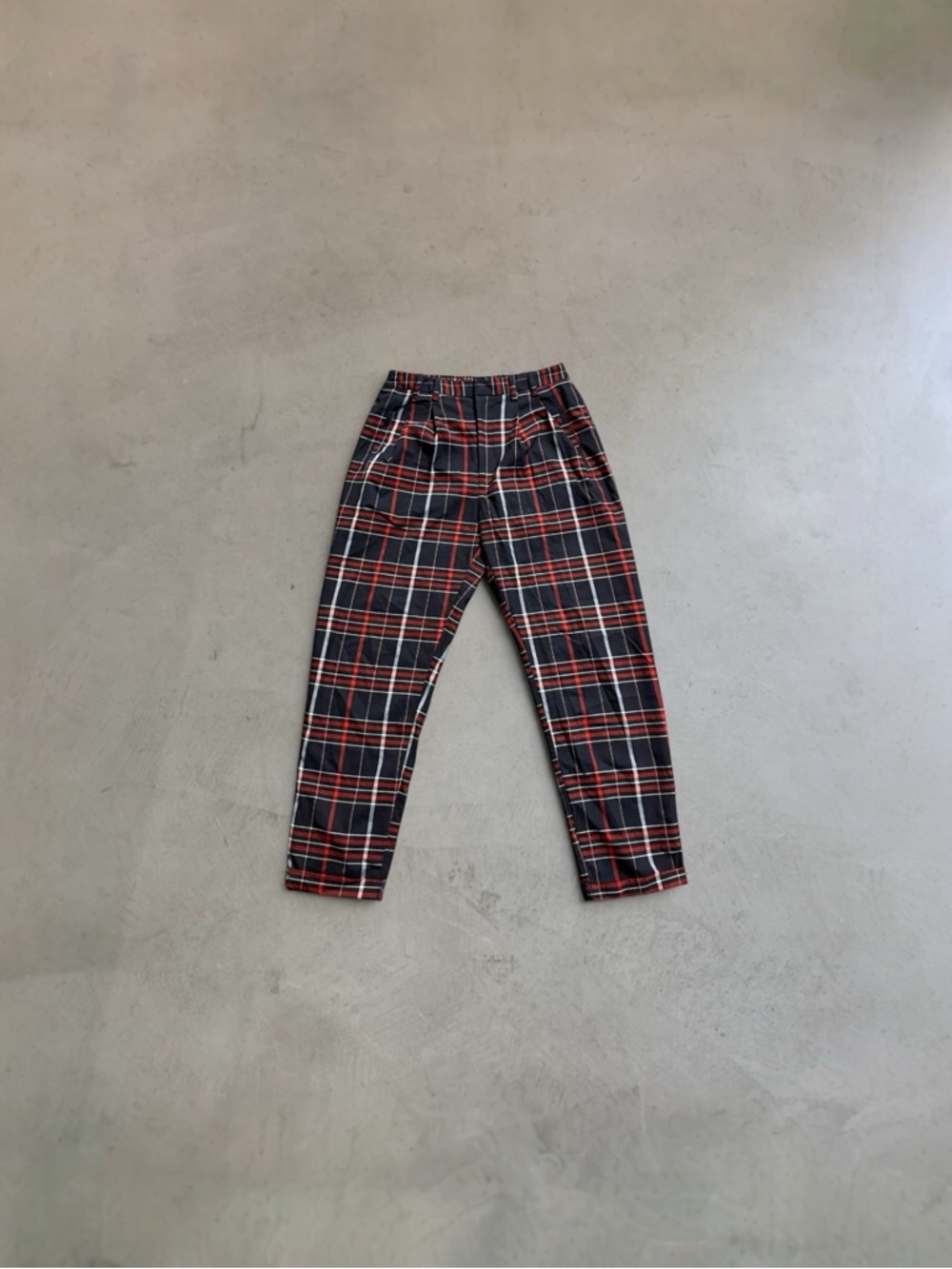 Urban Outfitters Light Before Dark Red and Blue Checked Trousers